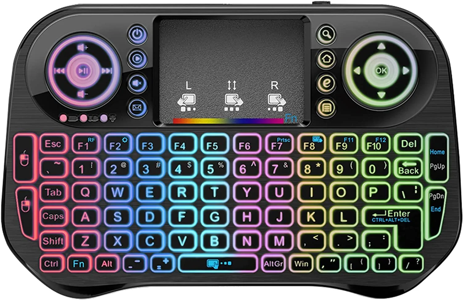I10 Mini Wireless + Bluetooth 7 Color Backlit Light 2.4Ghz Air... - Image 3