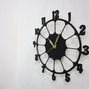 Retro Design 3D Wooden Wall Clock For Living Room Retro Decor Wall...