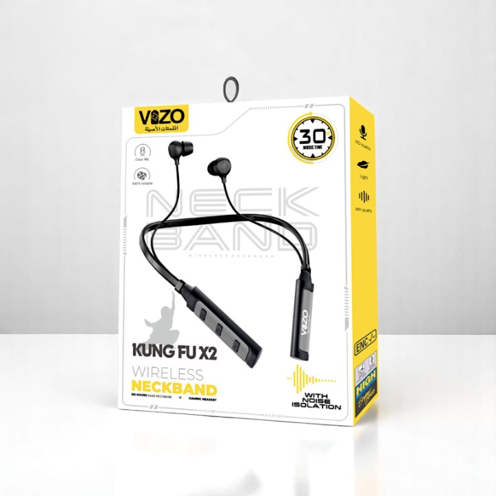 Vizo Kung Fu X2 Wireless Neckband - Best Quality Neckband -... - Image 4