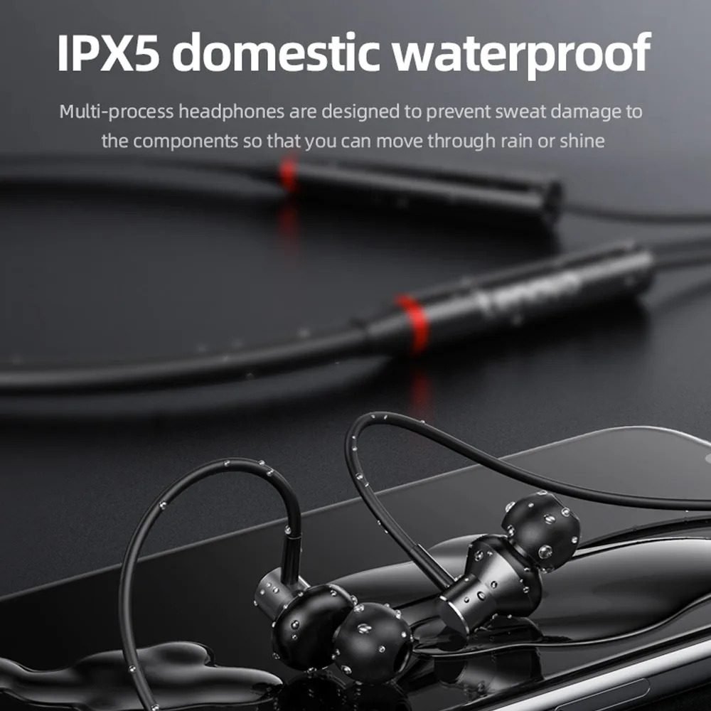 Lenovo He05X 2 Bluetooth 5.0 Earphones Hifi Magnetic Neckband... - Image 4