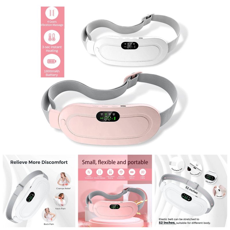 Heating And Vibrating Digital Period Pad For Healing Period Cramps... - Image 3