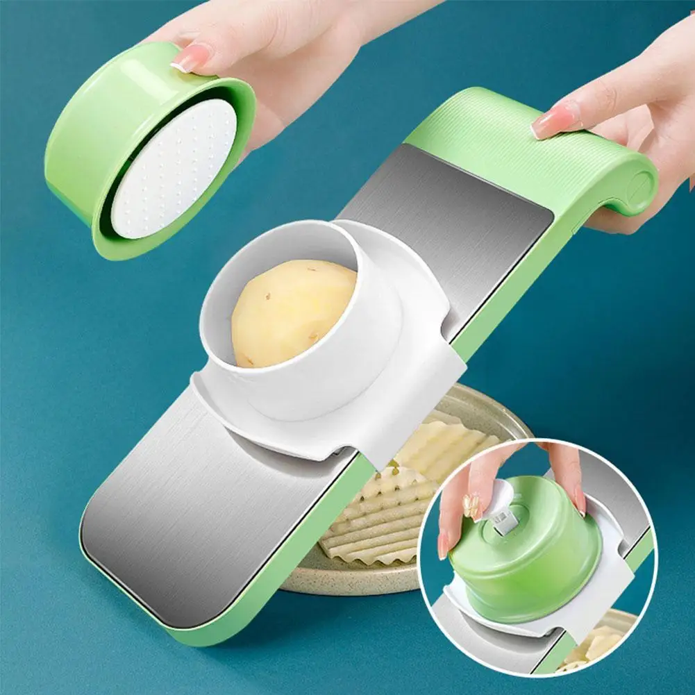Stainless Steel Multifunctional Vegetable Cutter Grater For... - Image 3