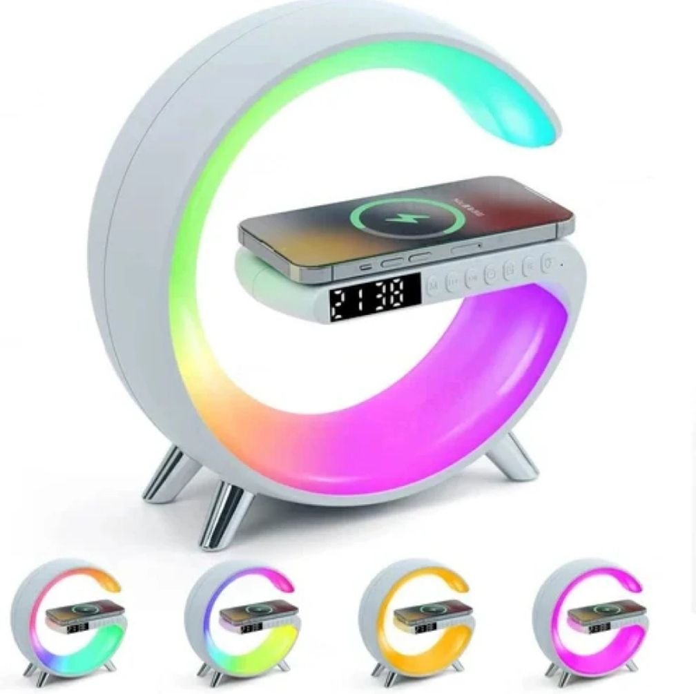 G11 G Shape Bluetooth Speaker Multifunctional Lamp Digital Alarm...