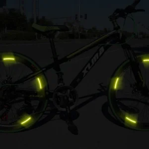 (20Pcs) Wheel Center Reflective Stickers Stripe