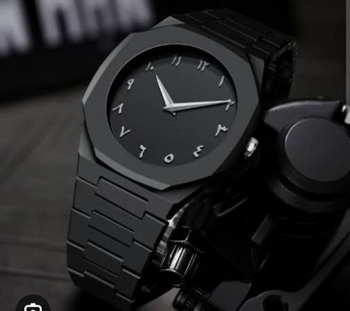 Full Black Aura Quartz Watch - Image 5