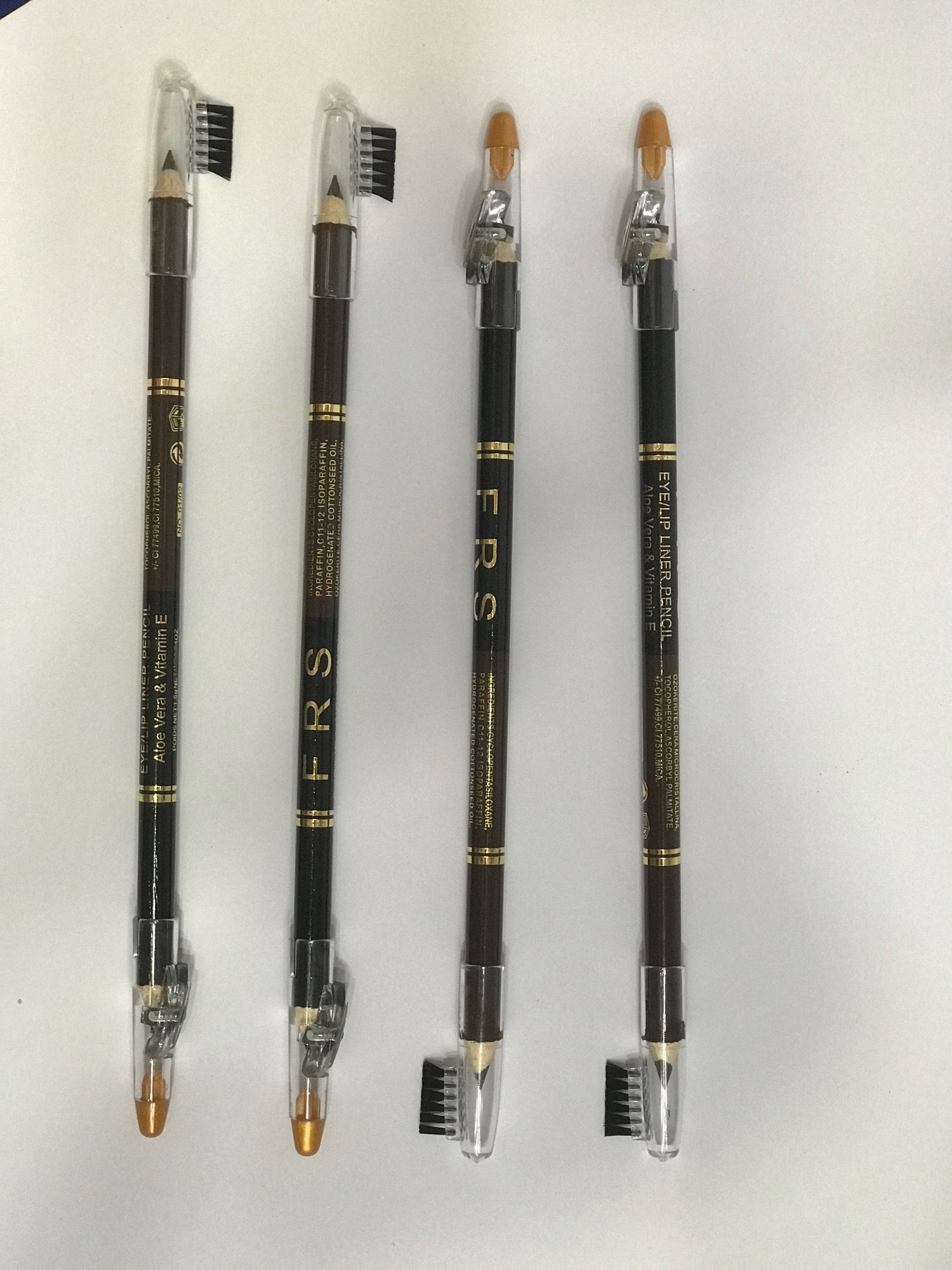 Pack Of 12 Frs Eyebrow Pencil 2 In 1