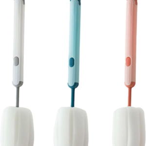 Long Handle Cup Cleaner Brush - Sponge Bottle Cleaner Brush For...