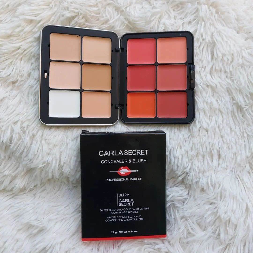 Trendy Carla Secret Cream Concealer &Amp; Blush Pallet - Image 5