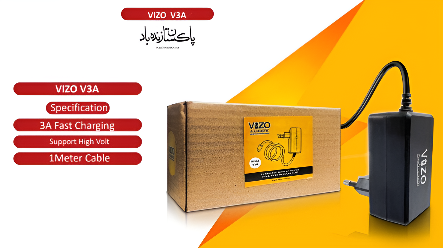 V3A Wall Charger With Built-In Micro Usb Cable
