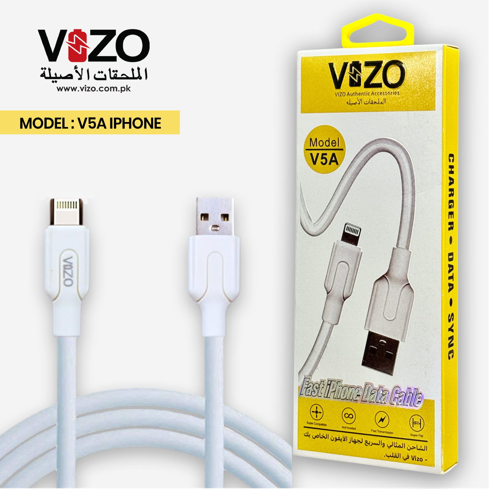 V5A Iphone Lightning Cable
