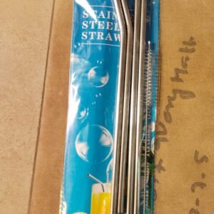 Stainless Steel Straw 5 Pcs Pack