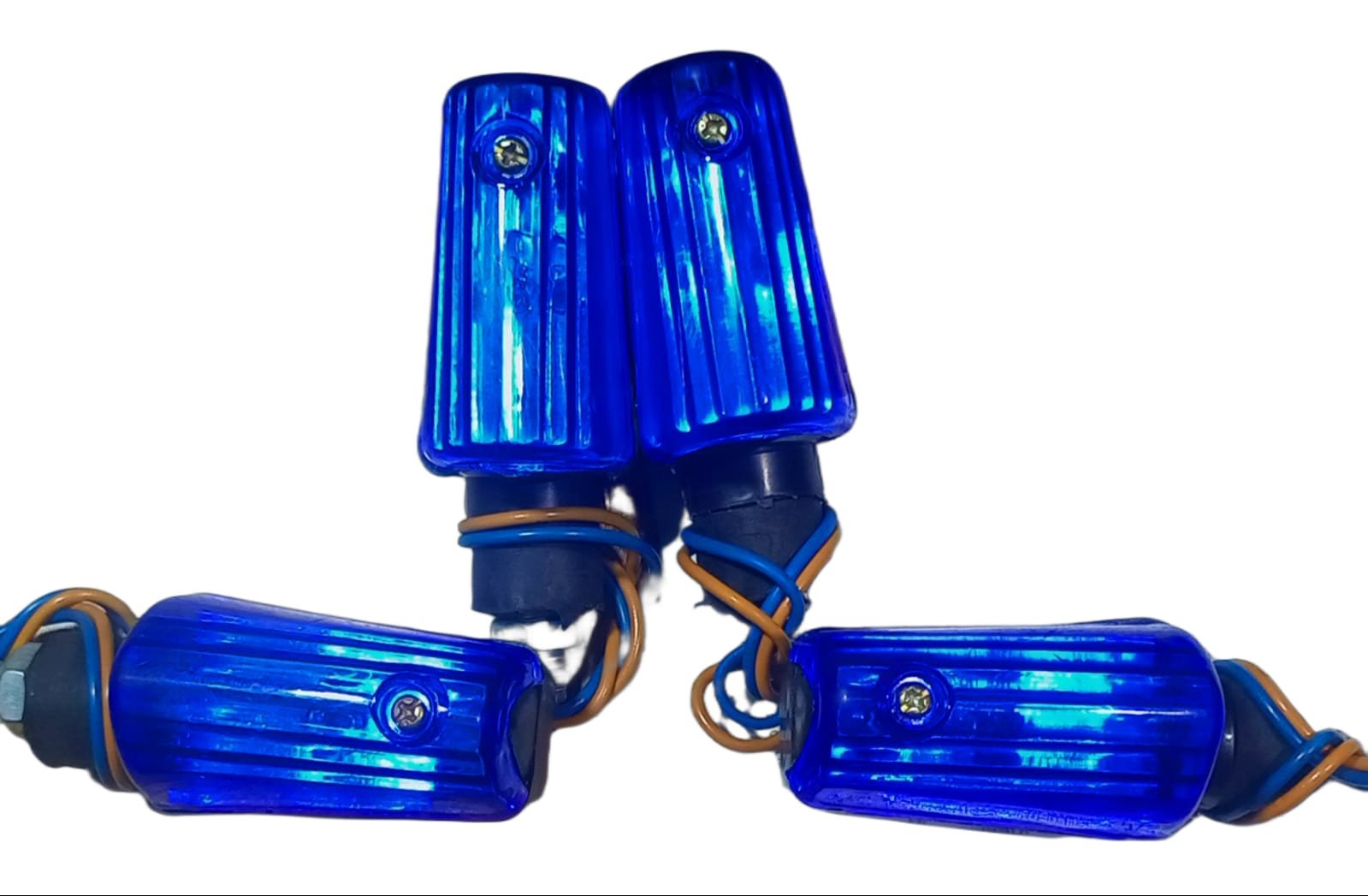 Fancy Indicator For Bike Mini Size Flexible Unbreakable Blue Color... - Image 2