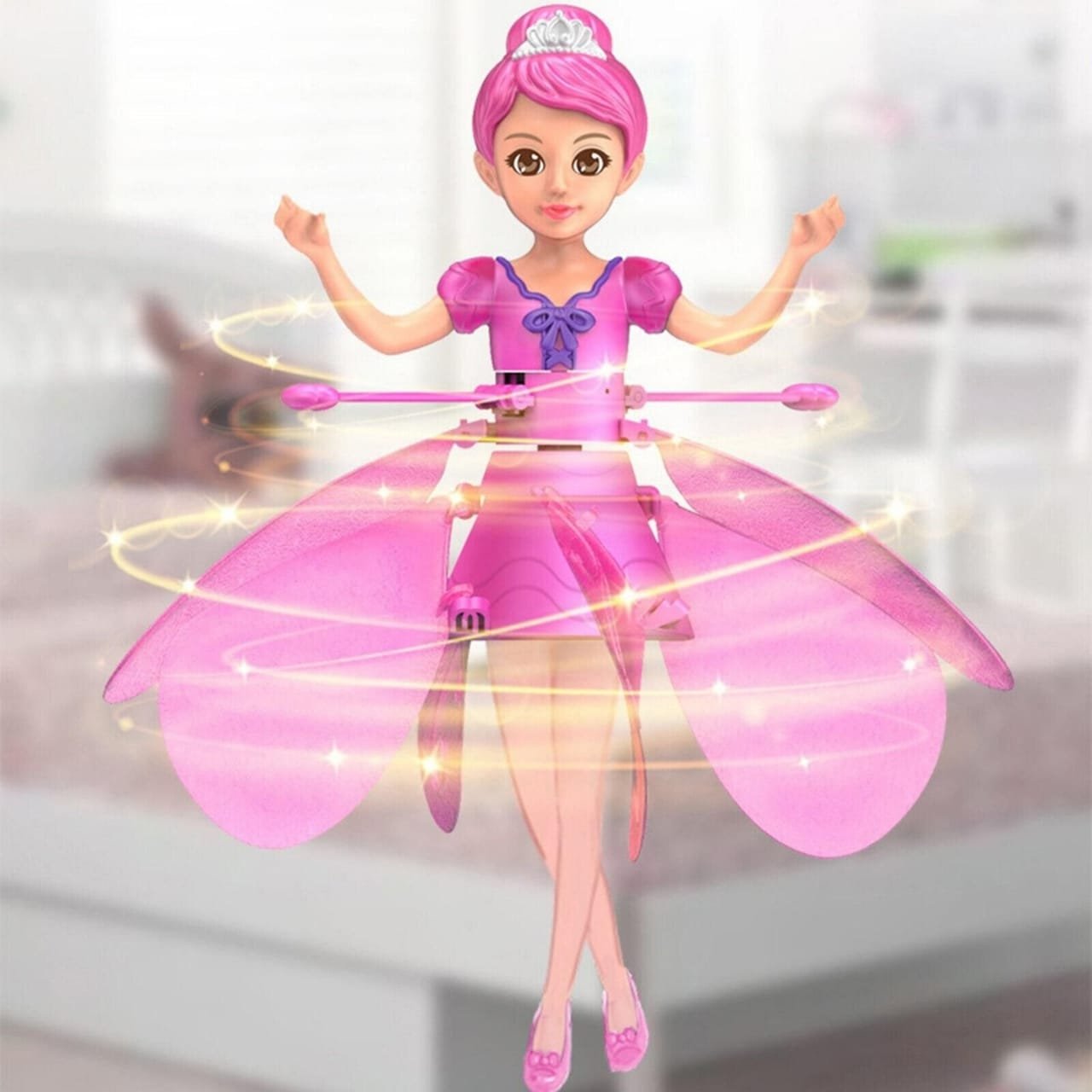 Magical Flying Fairy Doll,Hand Sensor Control / Sky Dancers Flying...