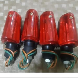 Fancy Indicator For Bike Mini Size Flexible Unbreakable Red Color...