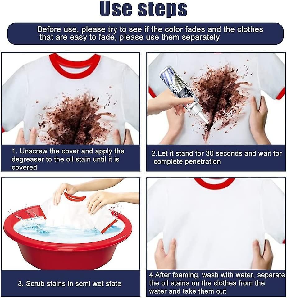 100Ml Useful Stain Cleaning Agent Effective Natural Stain Removal...
