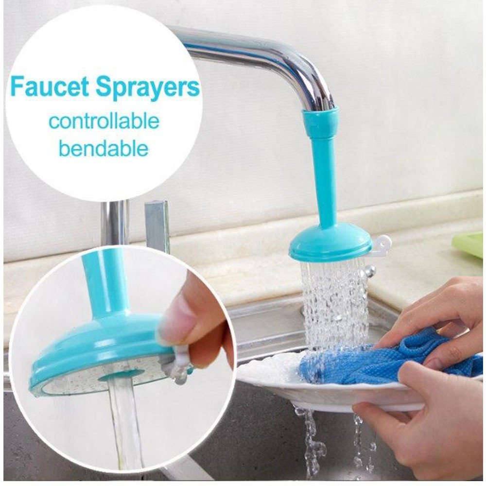 Silicone Kitchen Faucet Kitchen Shower Splash Faucet Water-Saving... - Image 5