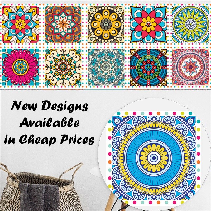 Tile Stickers Pack Of 12 Pieces For Home Decor For Walls Self... - Image 3