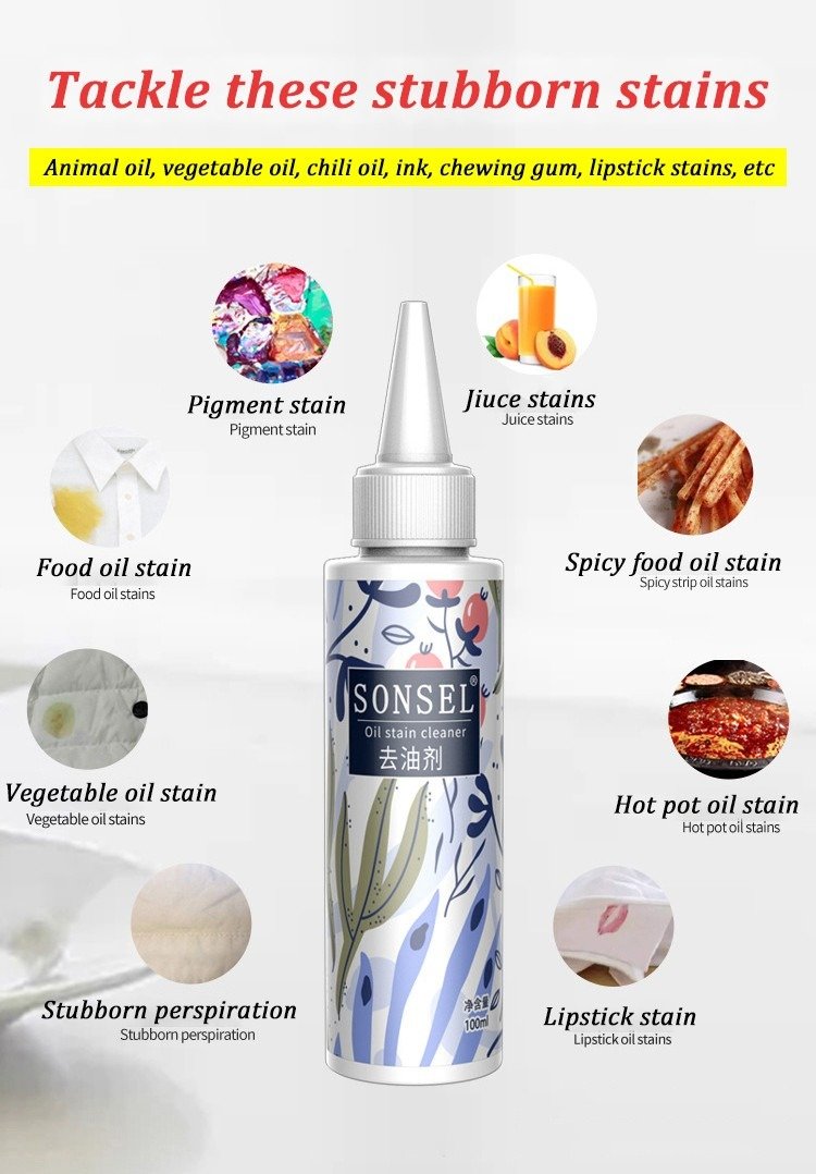 Stain Removal 100Ml Sonsel Stain Remover Clothes Strong - Image 3
