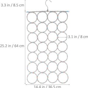 28 Holes Scarf Hanger  / Tie Hanger / Belt Hanger Organizer