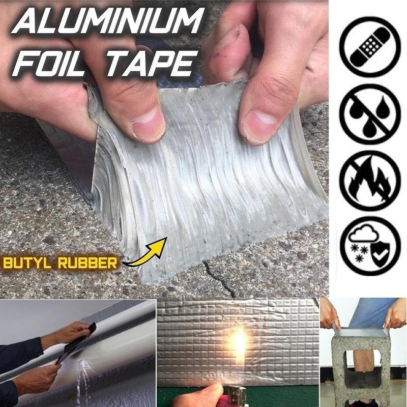 Aluminum Foil Butyl Rubber Tapes Self Adhesive Waterproof Tape 2... - Image 4