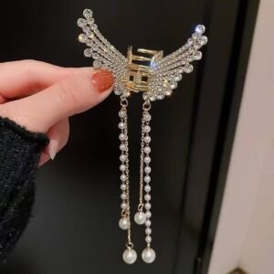 Beautiful Zircon Korean Butterfly Hair Claw