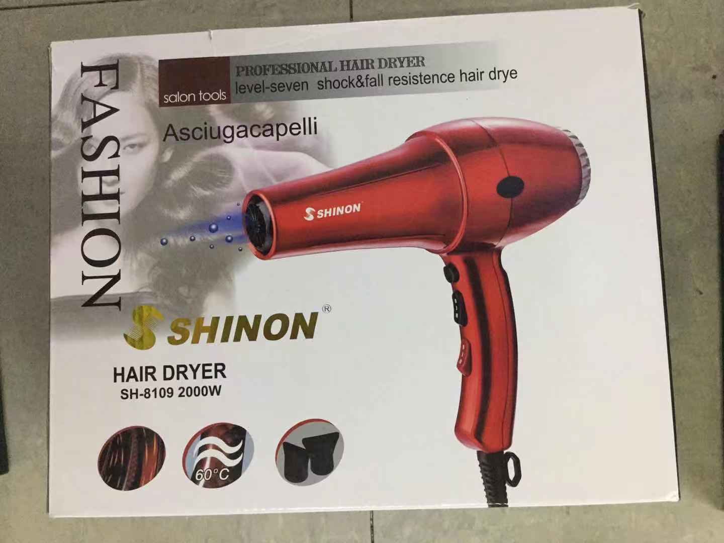( Red Color ) Shinon Hair Dryers Salon Home Used Professional Blow...