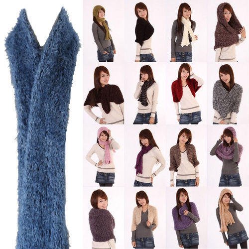 Women'S Velvet Stretchable Magic Scarf 26 Different Styles( Random... - Image 4