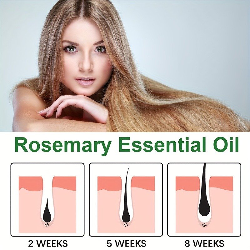 Rose Essential Oil For Hair Growth Nutrient Solution Hair Growth... - Image 5