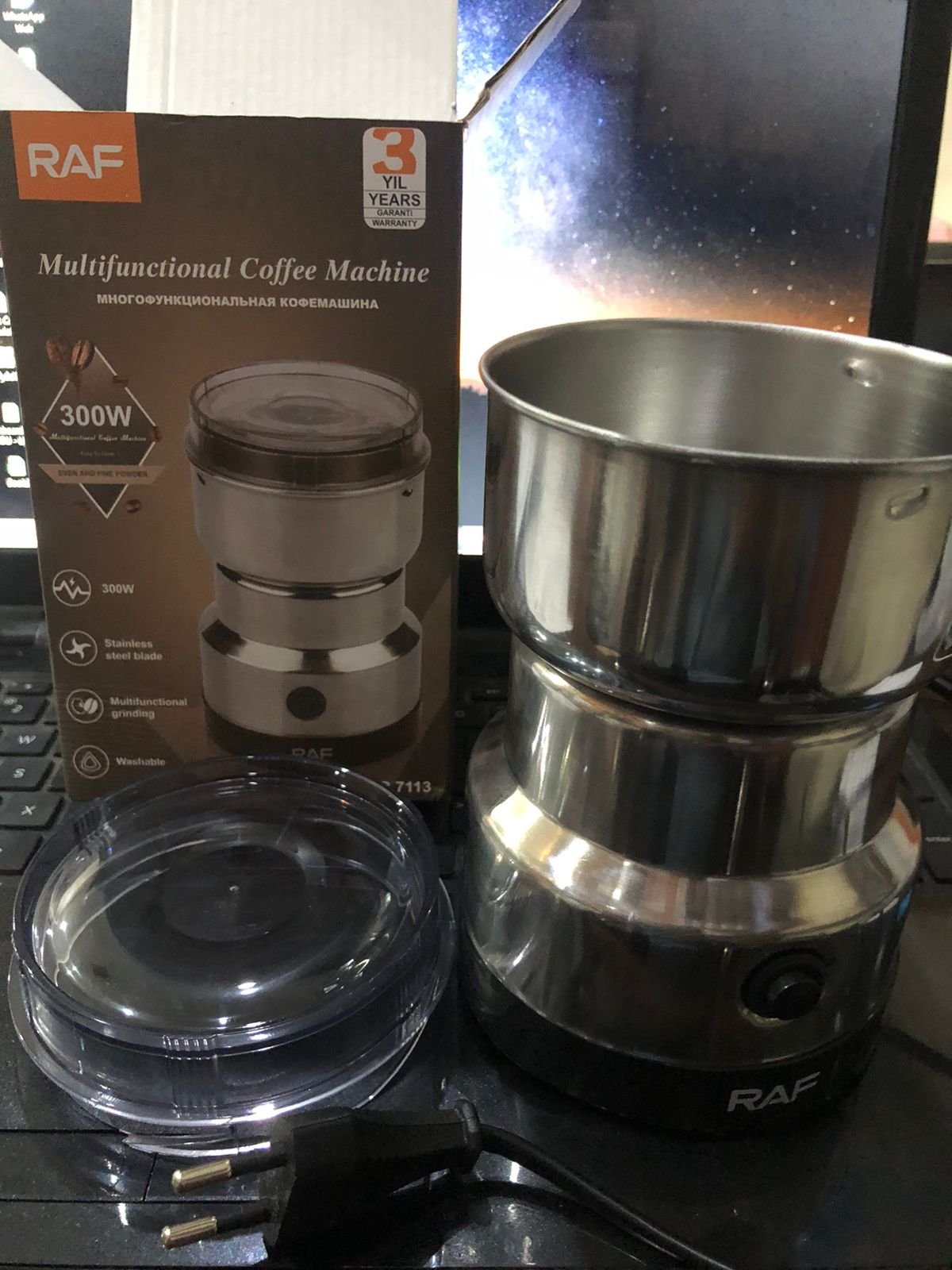 Multi Purpose Electric Coffee Grinder Automatic Coffee Spice ... - Image 3