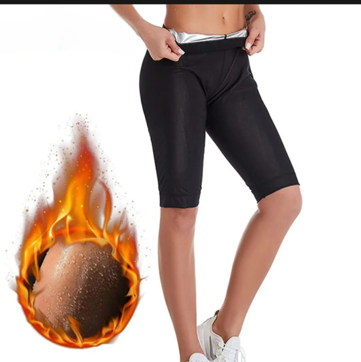 Men And Women Sauna Pants Body Shaper Sweat Waist Trainer - Image 4
