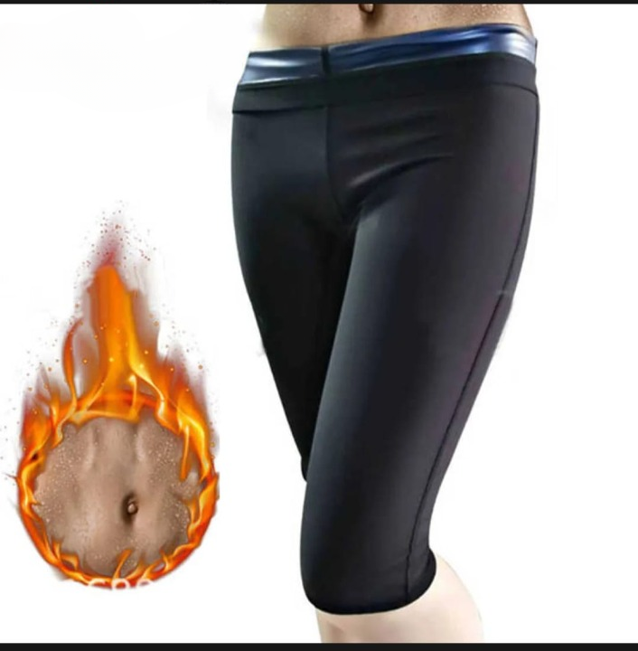 Men And Women Sauna Pants Body Shaper Sweat Waist Trainer - Image 5