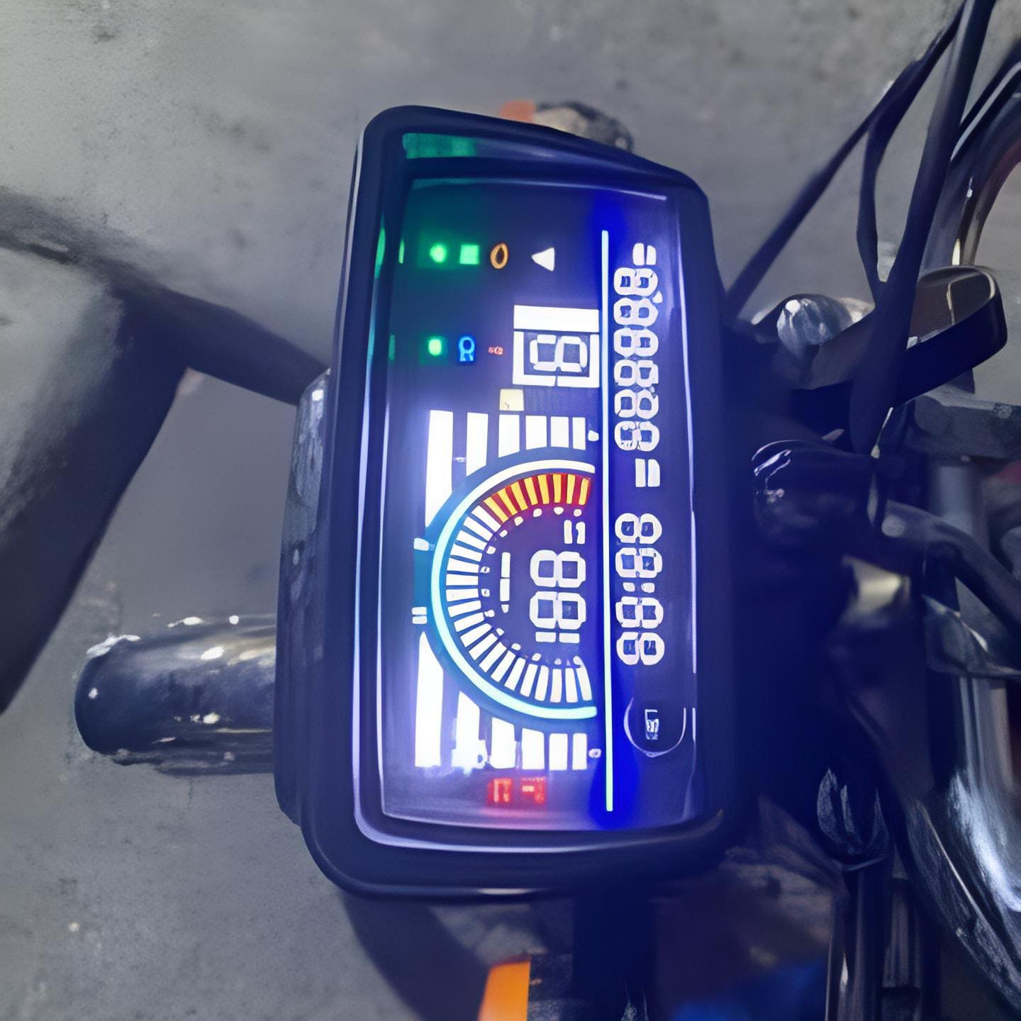 Digital Speedometer For Cg125 Bike Fully Digital Meter For Motorcycle - Image 3