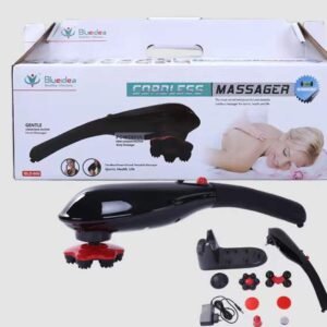 Blue Idea Rechargeable Cordless Massager With Different Heads