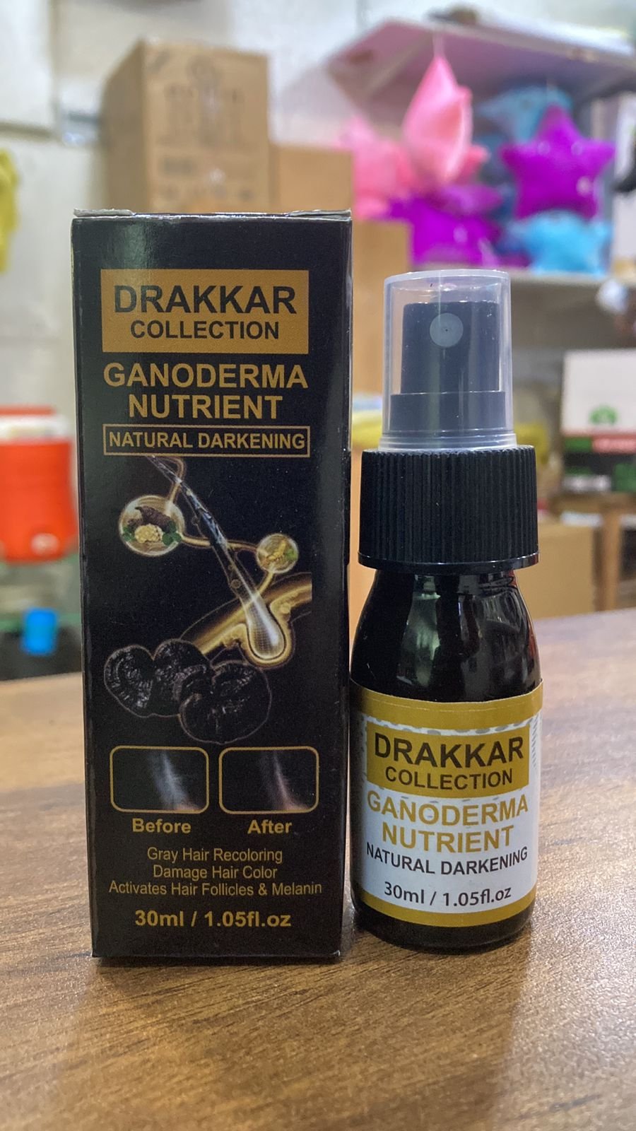 Anti-Greying Hair Spray , Drakkar Spray For Hair, Organic... - Image 3