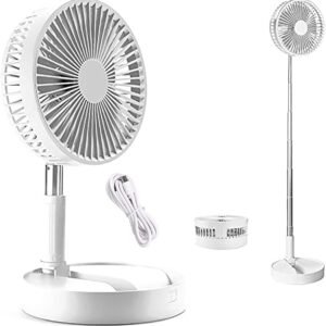 Telescopic Folding Fan Summer Silent Desktop Retractable Fan For...