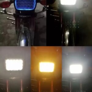 5 Function Led Headlight 15 Led White And Fog Light  High Beam 15...