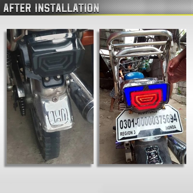 Motorcycles Bike Fancy Tail Light 70Cc And 125Cc Led Fancy Tail...