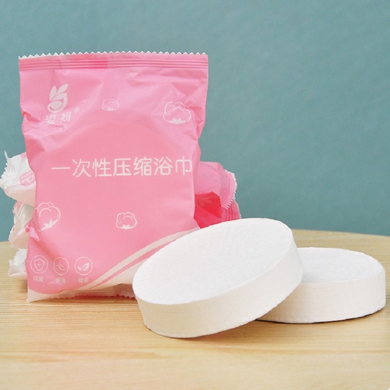 1 Pcs Of Compressed Bath Towels Disposable Face Towels Large... - Image 4