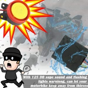 Hjg Motorcycle Remote Security Lock Anti Theft Alarm System For...