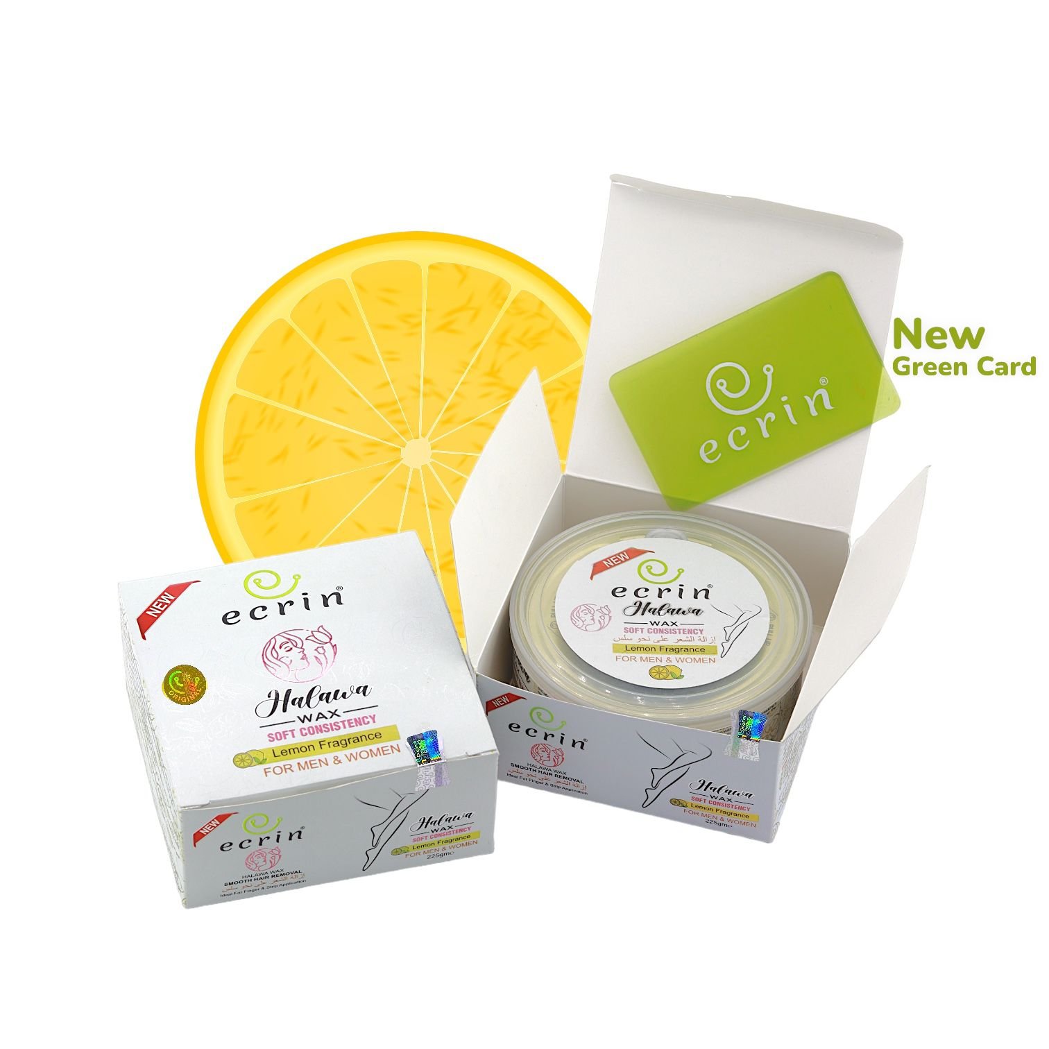 Ecrincosmetics  Ecrin Organic Halawa Wax - 100% Lemon & Sugar Base...