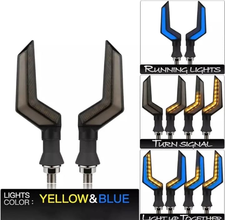 4Pcs Motorcycle Turn Signals Light Indicator 12V Running Indicator... - Image 3