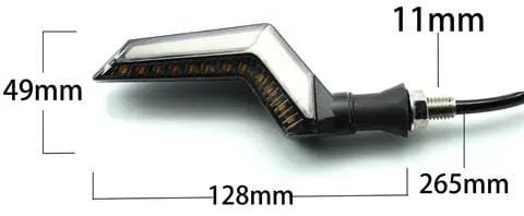 4Pcs Motorcycle Turn Signals Light Indicator 12V Running Indicator... - Image 5