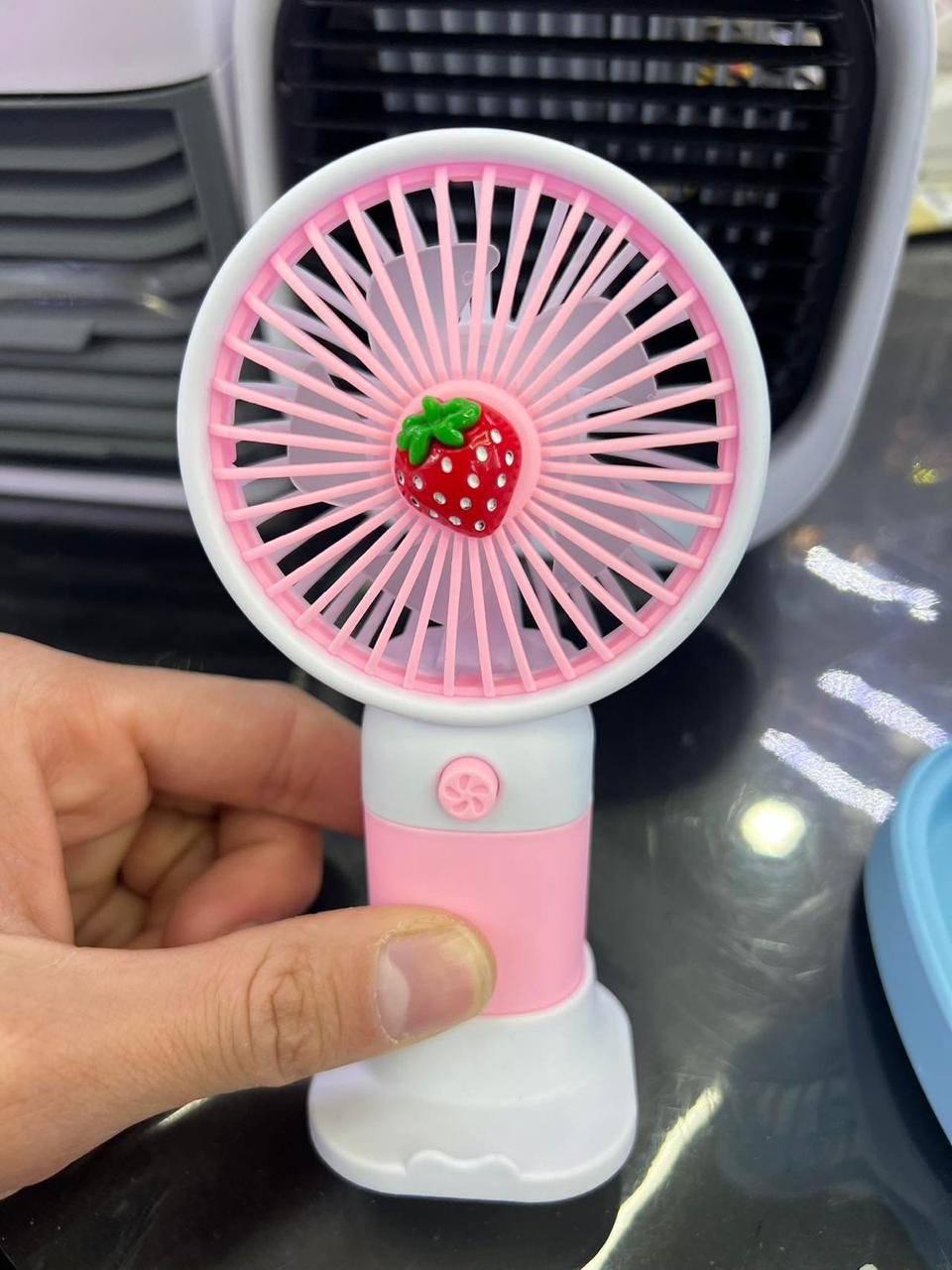 Mini Fan Multifunctional Cool Summer Fruit Cartoon Handheld Mini... - Image 3