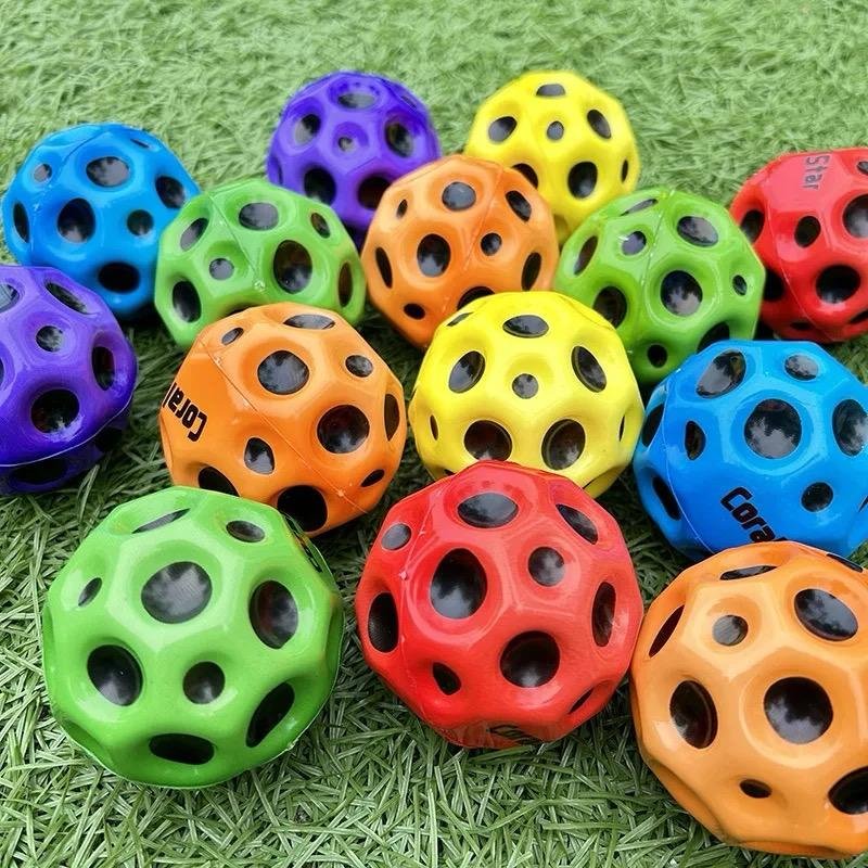 Pack Of 2 High Resilience Hole Ball Soft Bouncy Ball Anti-Fall... - Image 4