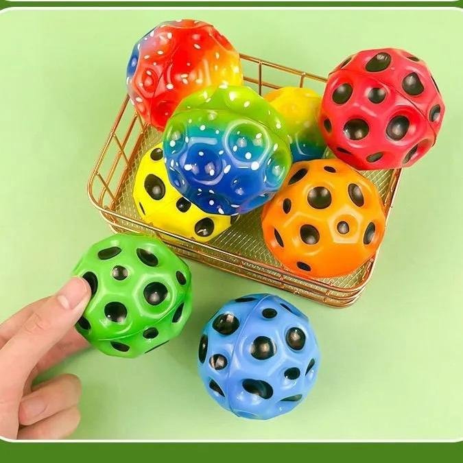 Pack Of 2 High Resilience Hole Ball Soft Bouncy Ball Anti-Fall... - Image 3