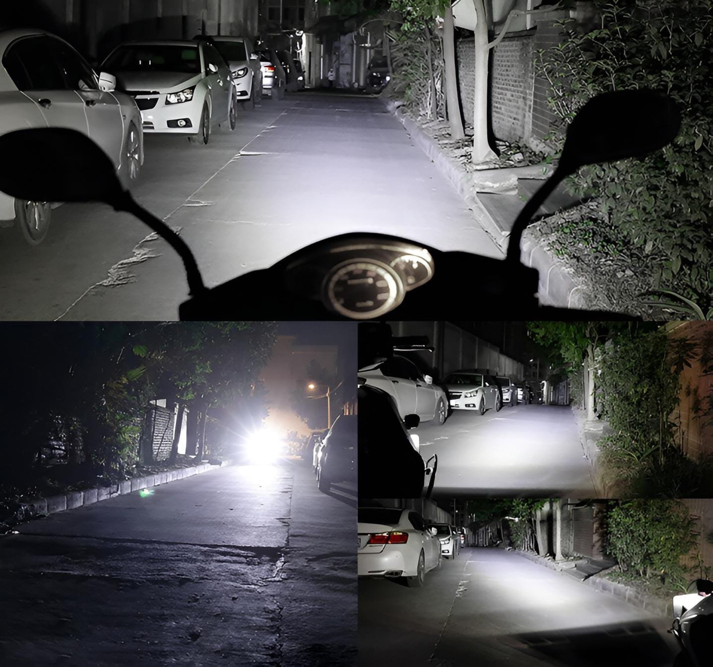 2Pcs Work Lights 6 Led Motorcycle Headlight Spot Light Waterproof...