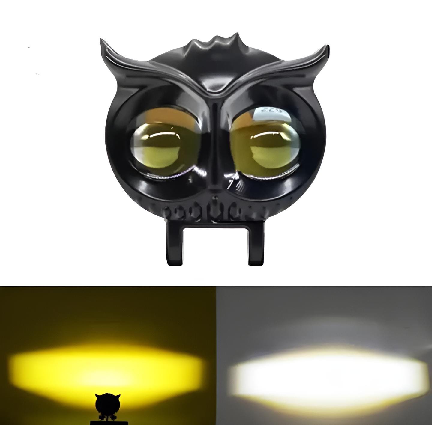 Owl Shape Fog Flash Light Low &Amp; High Beam Owl Metal Body Spot... - Image 3