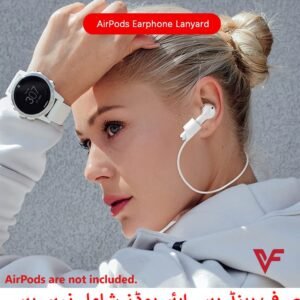 (Combo Deal 1 Black X 1 White ) Anti Lost Silicone Earphone Rope...