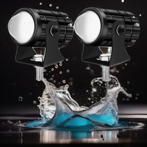 2 Pcs Mini Drive Fog Light With ( 3 Point ) Gift Fog Light For All...