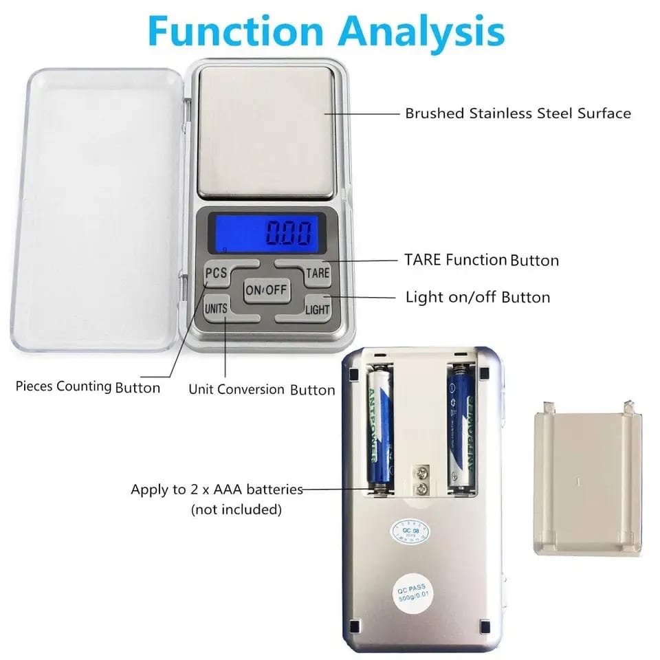 Mini Electronic Scales High Precision Pocket Digital Scale For... - Image 4